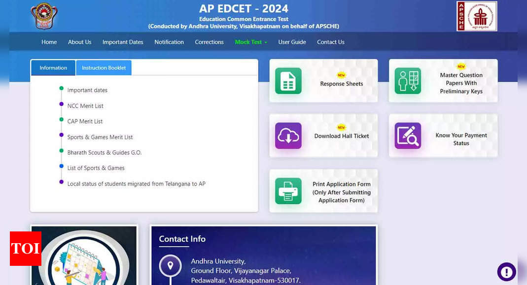 AP EdCET 2024 Answer Key and Response Sheet Released; Objection Window Open Until June 18