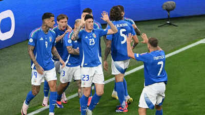 Italy see off Albania 2-1 after disastrous start in Euro 2024