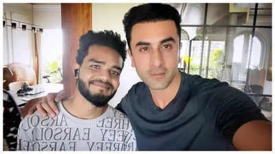 'Ramayana': Ranbir Kapoor looks dapper in a clean-shaven look as he strikes a pose with the film’s costume designer at home