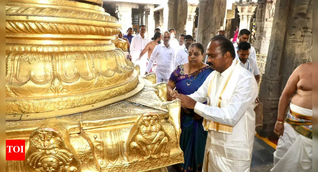J Syamala Rao IAS assumes charge as the new TTD EO, vows to improve ...