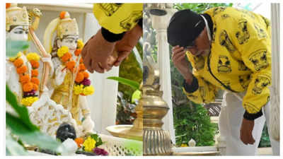 Amitabh Bachchan gives fans a peek into his home temple as he offers prayers before his Sunday meet and greet with fans