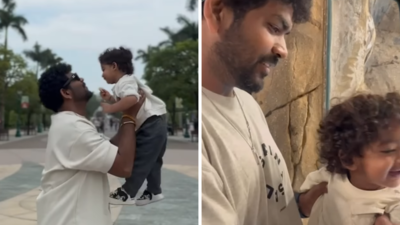 Vignesh Shivan shares heartwatming videos of his sons along with him on Father's Day