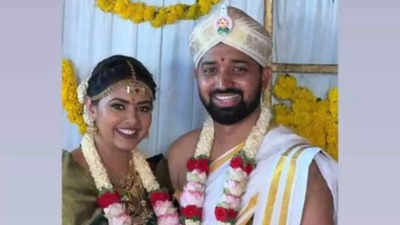 Kannada TV actress Nayana Nagaraj ties the knot with long-time boyfriend Suhas Shivanna