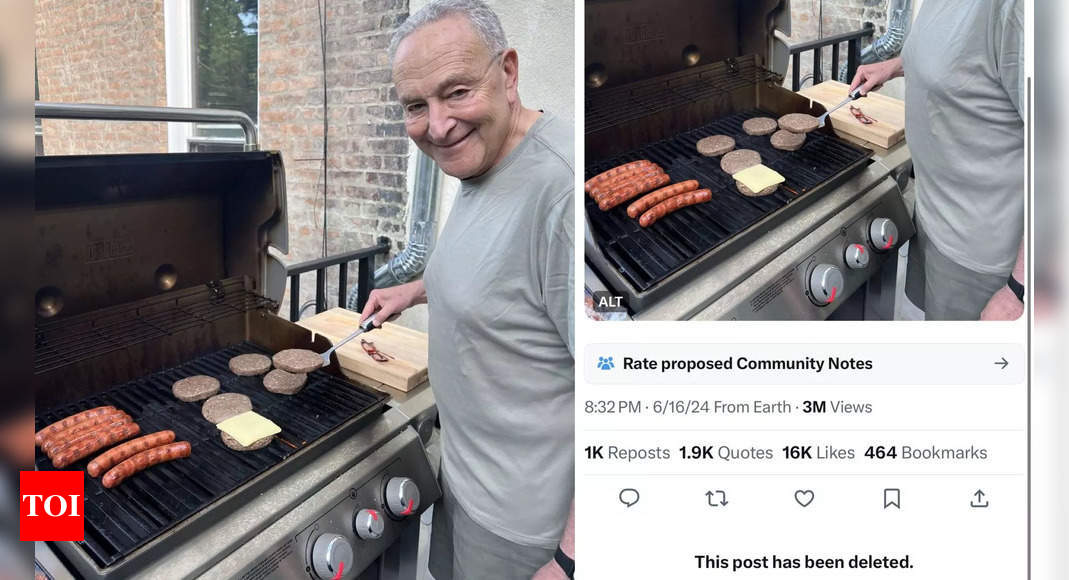 Father'S Day: Embarrassed Chuck Schumer Deletes Father’s Day Photo ...