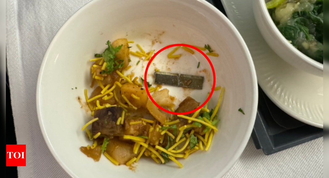 Now flyer gets ‘metal blade’ in meal on Air India flight