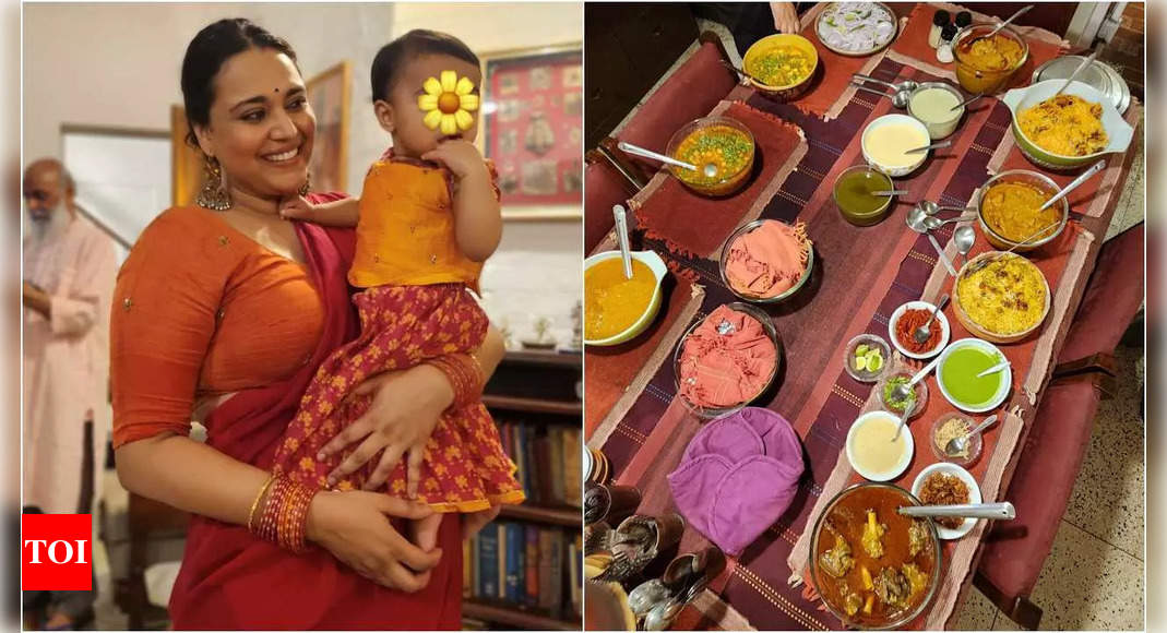 Swara Bhasker shares love-filled pictures from daughter Raabiyaa’s first Bakr-Eid celebration | Hindi Movie News