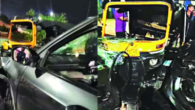 Pune crash re-run? Drunk teen rams SUV into autorickshaw; 4 injured