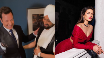 Diljit Dosanjh teaches Punjabi to Jimmy Fallon; Priyanka Chopra comments 'It’s the Oye for me'