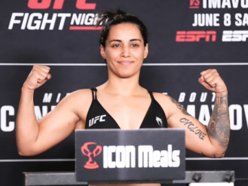 #WomenInSpotlight: Puja Tomar ‘The Cyclone’ makes history with debut victory at UFC Louisville 2024!