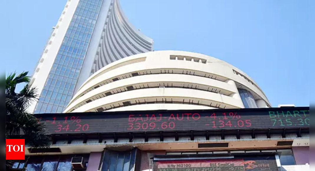 Twin peaks: Sensex closes above 77k, mcap tops tn – Times of India