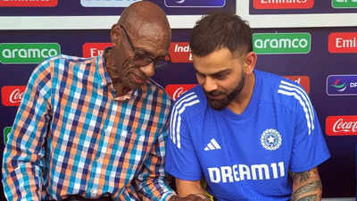 'You are a great player': Legendary cricketer Wesley Hall praises Virat Kohli during special meeting