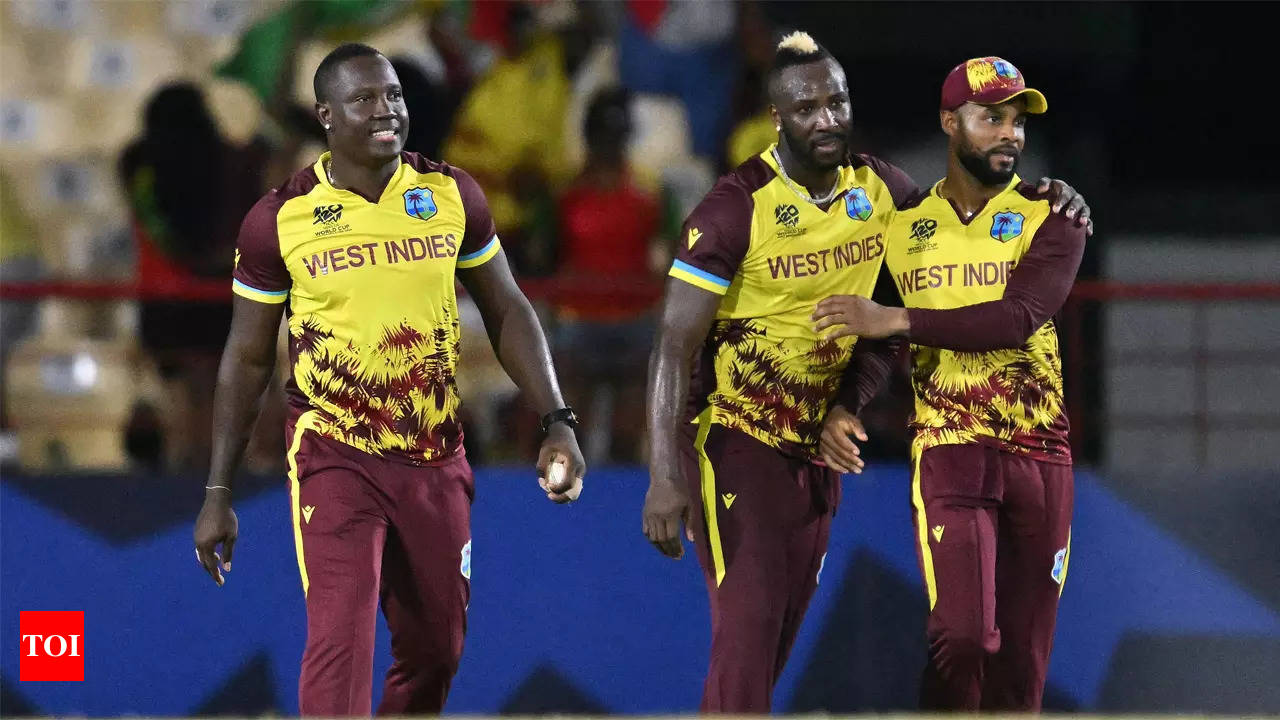 T20 World Cup: West Indies on winning streak, face England in Super Eight  showdown | Cricket News - Times of India