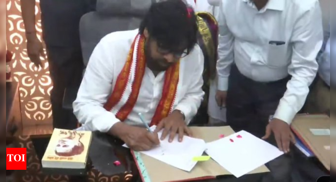 Pawan Kalyan officially takes over as Deputy Chief Minister of Andhra ...