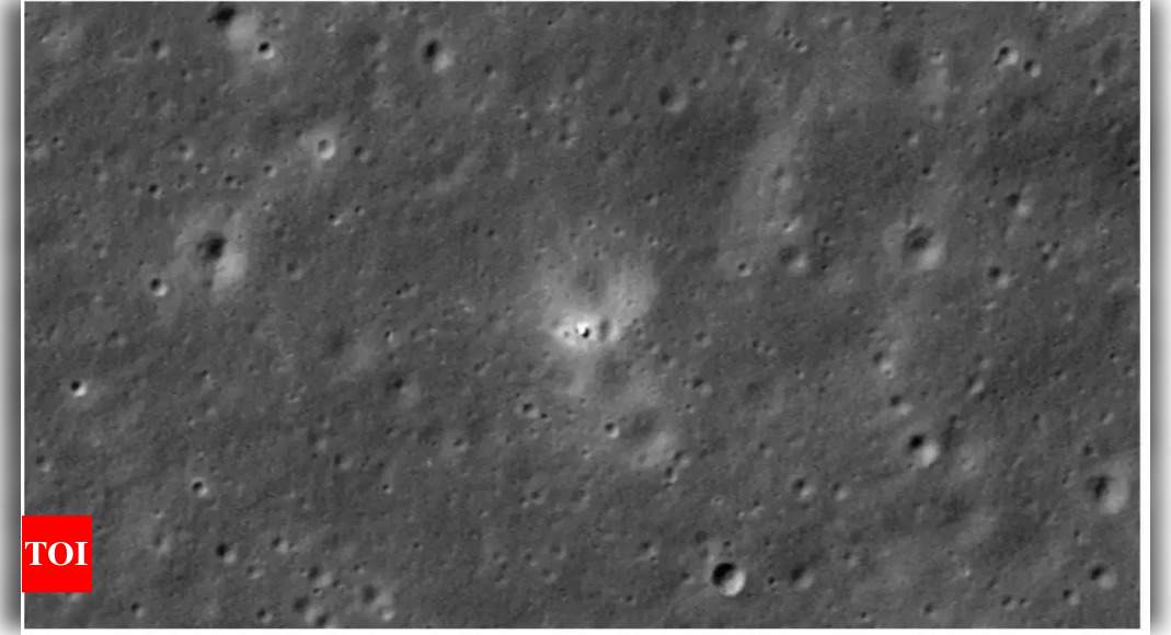 'Located on sea of cooled volcanic rock': Nasa moon orbiter captures Chinese spacecraft on lunar far side – Times of India