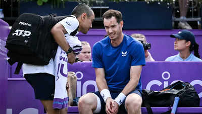 Andy Murray a Wimbledon doubt after injury forces him to retire at ...