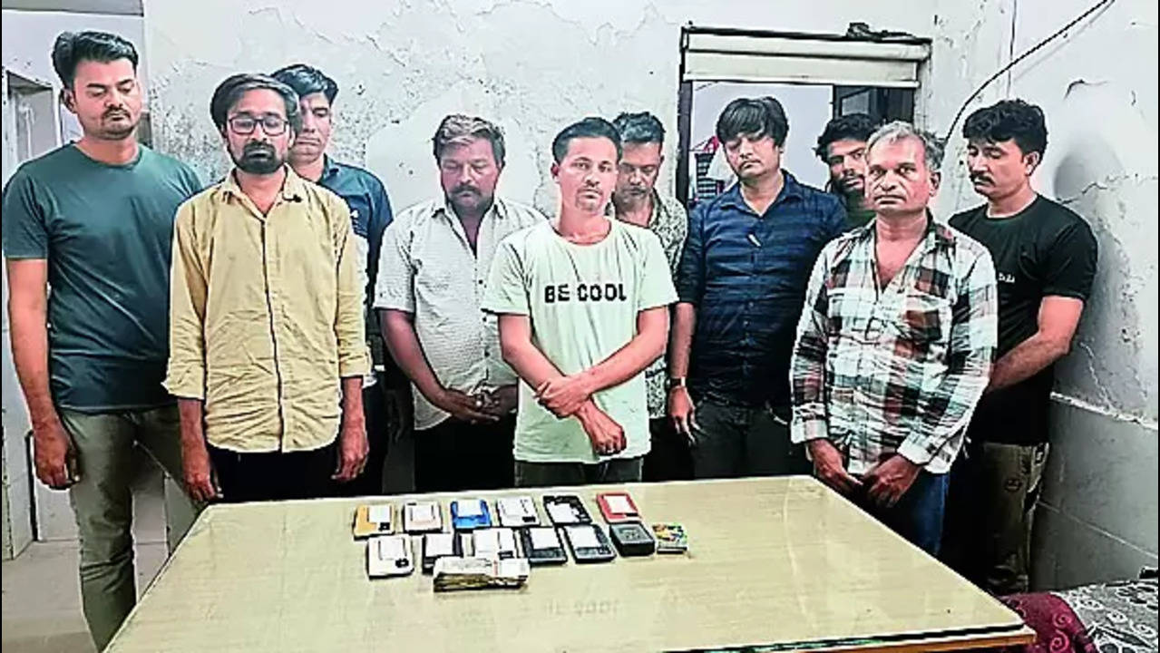 150 arrested for gambling – Times of India