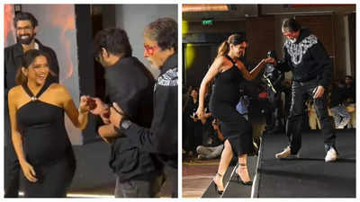 Prabhas and Amitabh Bachchan win hearts as they rush to help pregnant Deepika Padukone at 'Kalki 2898 AD' event; Fans react- WATCH