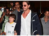 SRK and AbRam off to London ahead of 'King' shoot