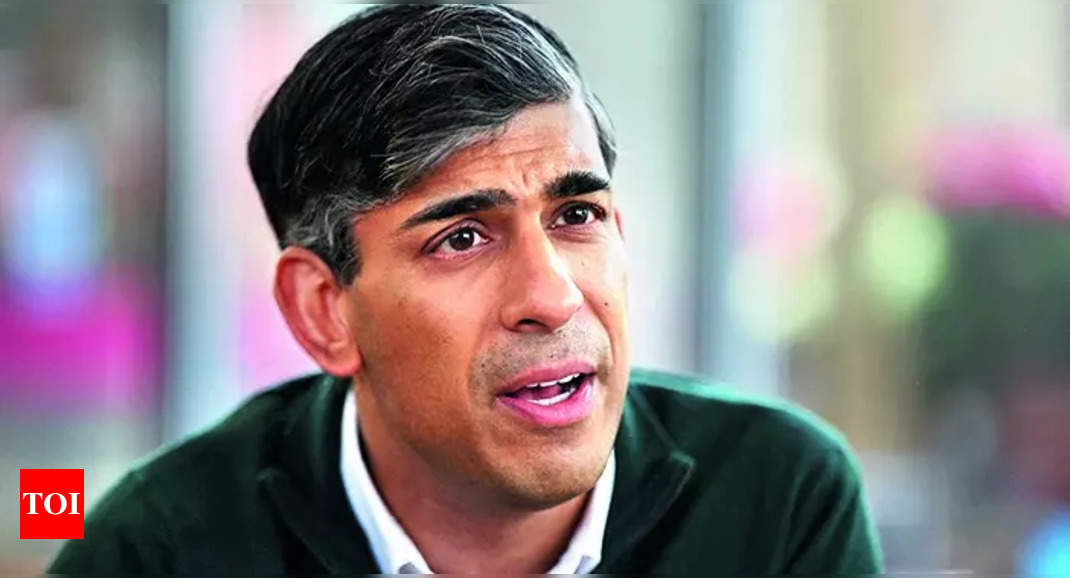 UK PM Rishi Sunak may lose his seat, Conservative Party heading for wipeout: Polls - The Times of India