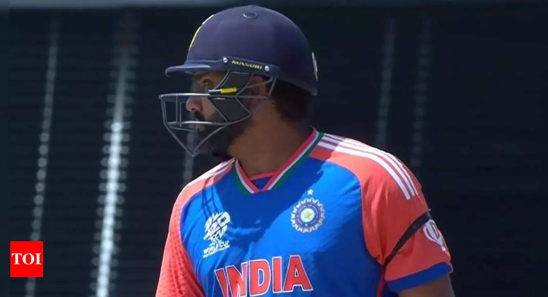 Indian players wear black armbands during the T20 World Cup game ...