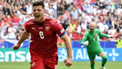 Serbia's Luka Jovic snatches late equaliser to salvage 1-1 draw with Slovenia in Euro 2024