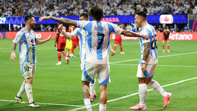 Lionel Messi leads Argentina to 2-0 victory over Canada in Copa America ...