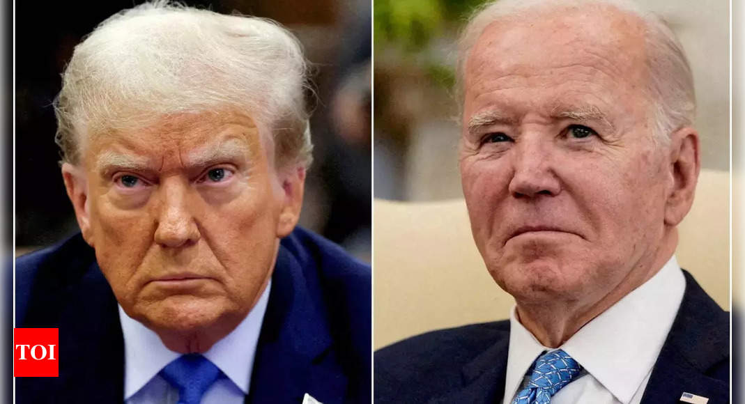 In a first, Trump campaign boasts larger war chest than Biden's team