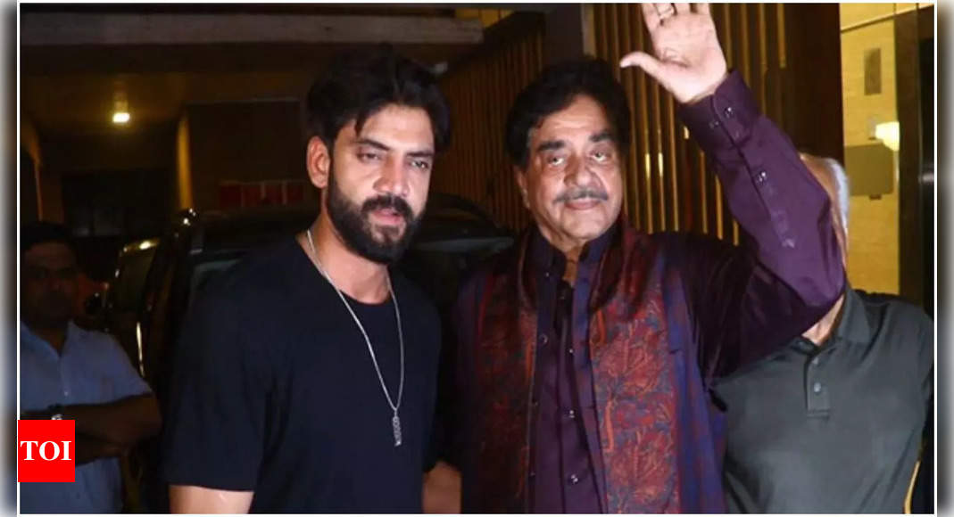 Zaheer Iqbal Happily Poses With Shatrughan Sinha Ahead Of His Wedding 