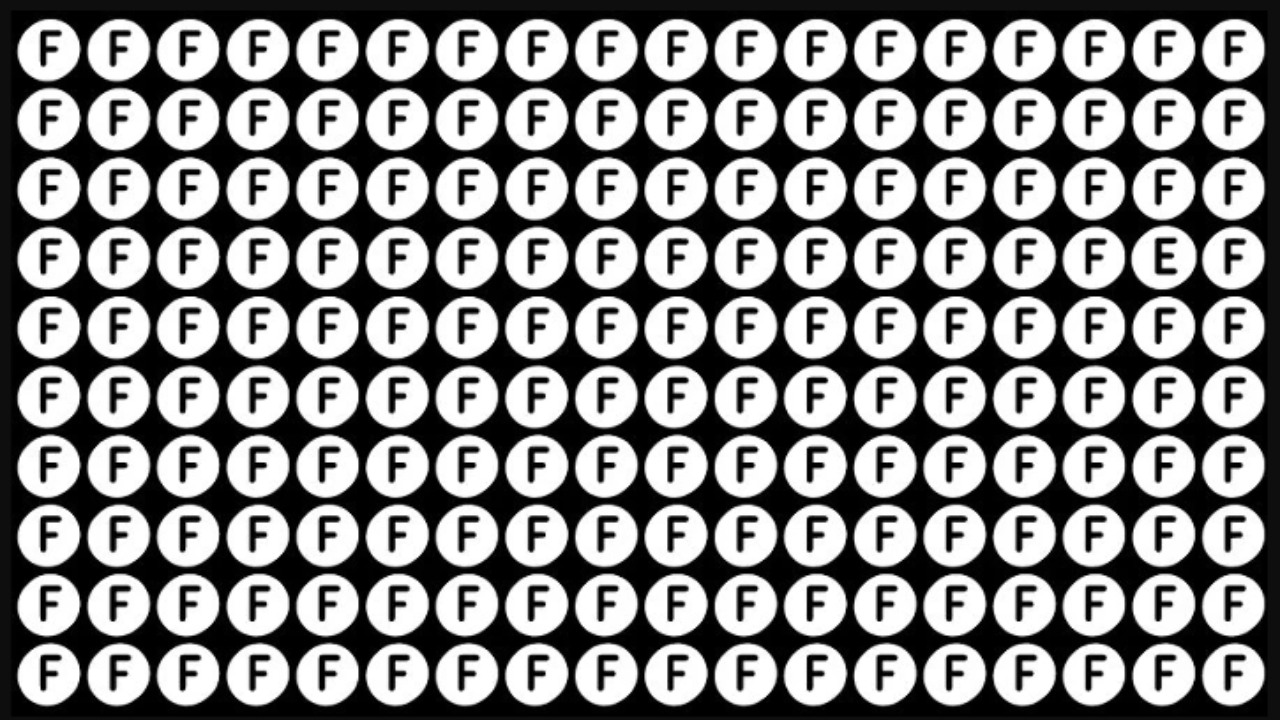 You are currently viewing Only those with sharp eyesight can find the “E” in this picture