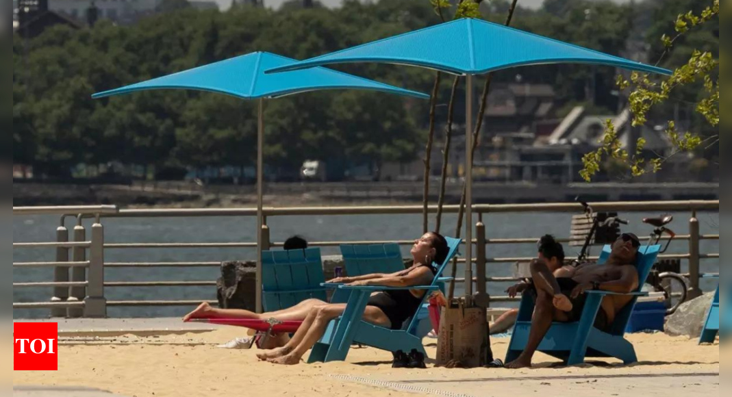 Extreme heatwave sweeps US north-east as Texas faces tropical storm – Times of India