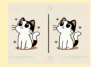 Optical Illusion: Can you spot 3 easy differences in these cat pictures?