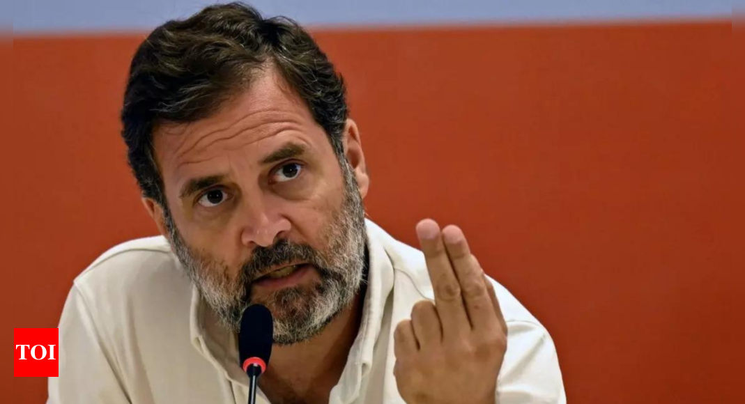 'From the streets to Parliament, we are standing with you': Rahul Gandhi meets NEET aspirants | India News – Times of India
