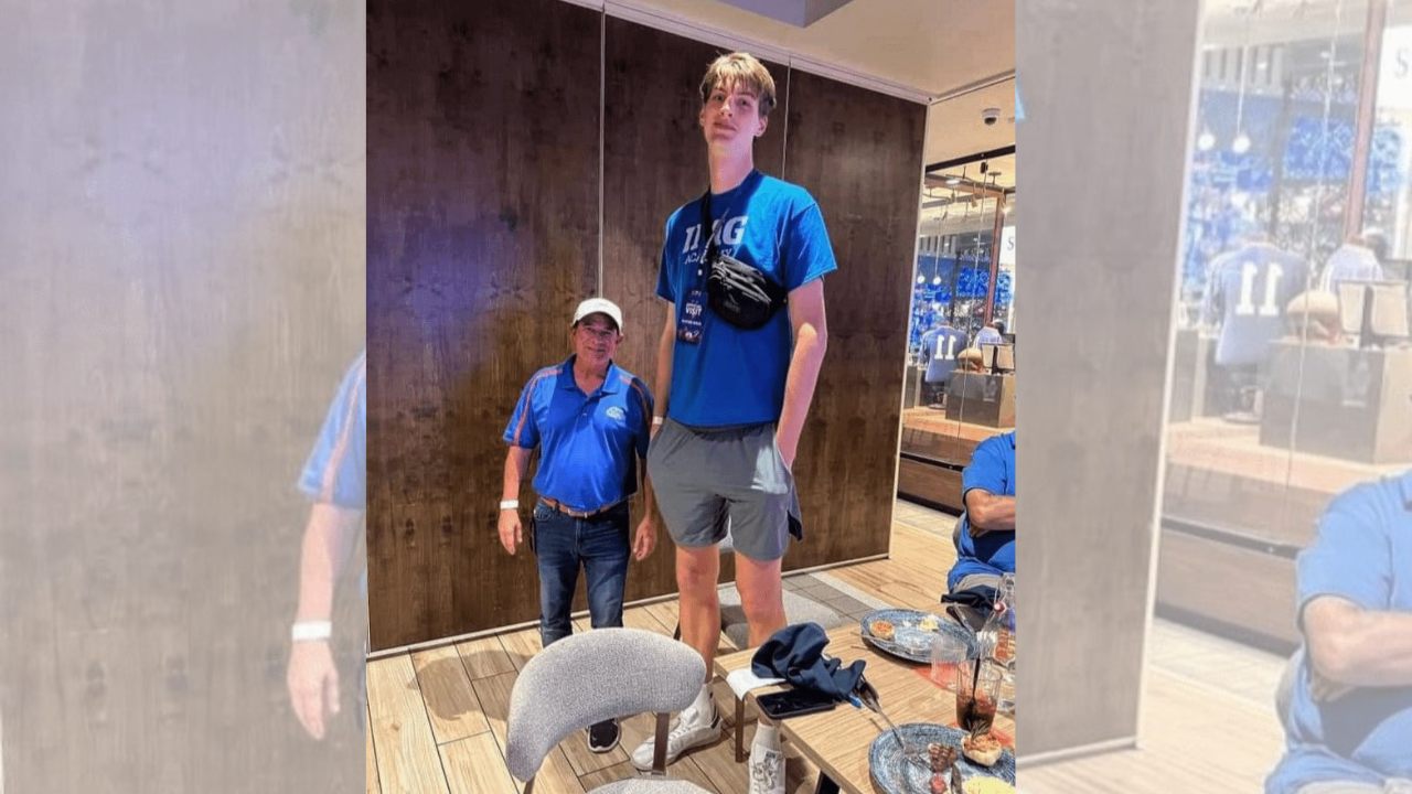 Meet Canada’s Olivier Rioux, the world’s tallest teenager standing at an impressive 7 feet 9 inches tall