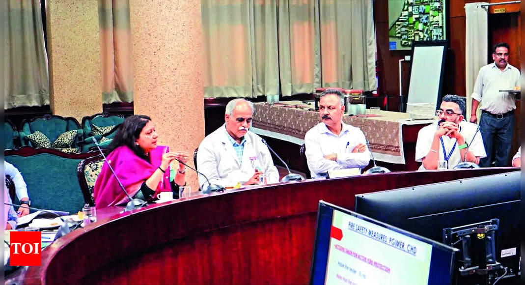 PGI, MC review key issues to ensure fire safety in med institute