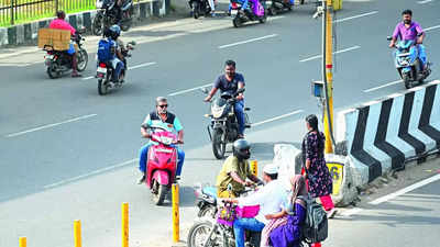Traffic chaos returns at Tambaram junction in Chennai