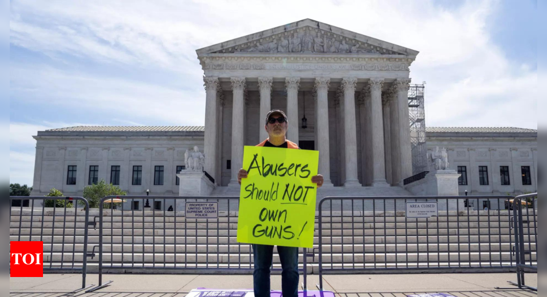 US Supreme Court upholds ban on domestic abusers possessing firearms – Times of India