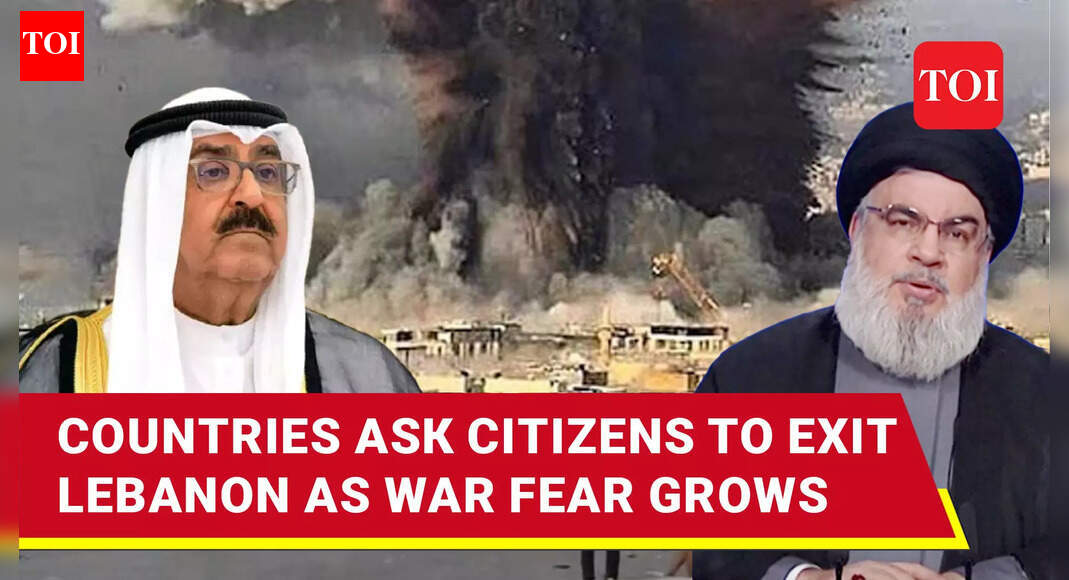 'Leave Lebanon Now': Kuwait's Emergency Message To Citizens; Canada Prepares For Evacuation