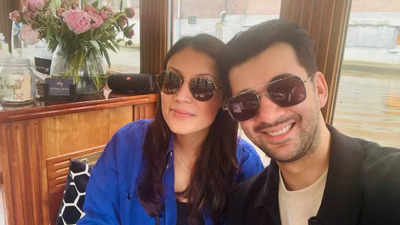 Karan Deol and Drisha Acharya celebrate their first wedding anniversary with romantic getaway from Dubai to Amsterdam