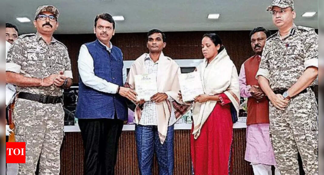 Top Gadchiroli Maoist couple with 220 offences surrenders | Nagpur News &ndash; Times of India