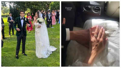 Sidhartha Mallya marries girlfriend Jasmine in dreamy London wedding; shares first pics with wife and says 'FOREVER'