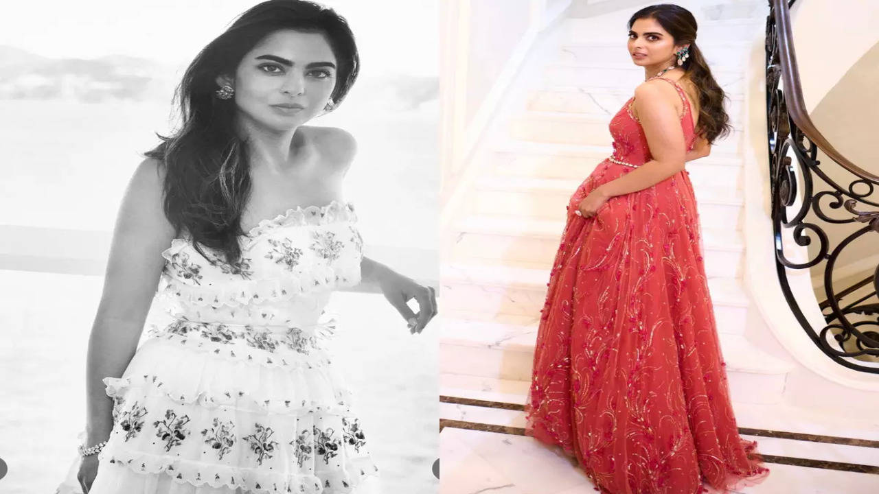 Isha Ambani’s unforgettable fashion moments at Anant and Radhika’s pre-wedding cruise bash – Times of India