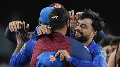 Watch: Afghanistan players dance on 'Champion' song onboard team bus to celebrate historic win over Australia