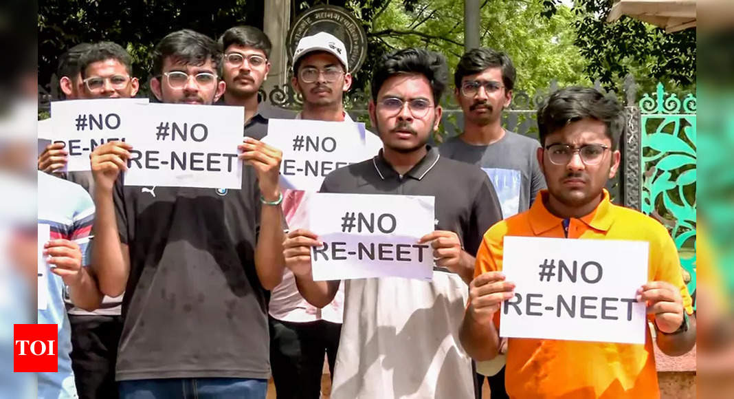 Candidates express dismay over NEET PG postponement, hold protest in Rajkot against NEET UG re-exam: Here’s what they said