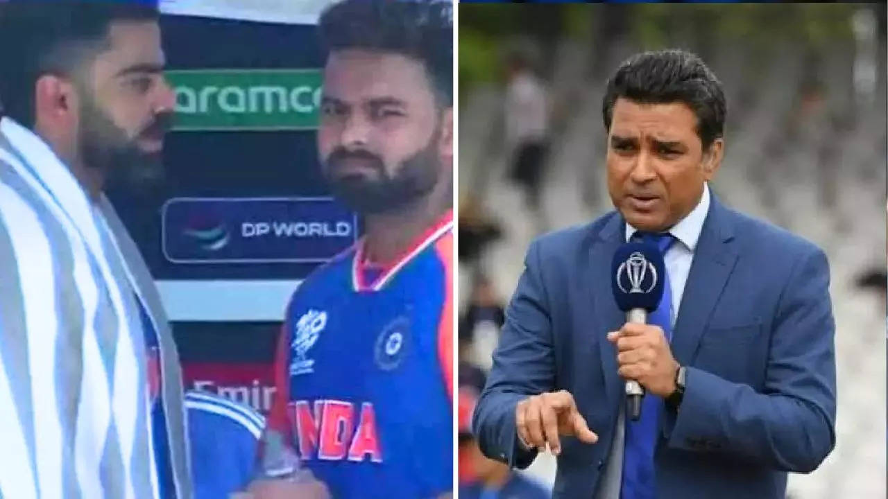 ‘He didn’t know the camera was on him’: Sanjay Manjrekar on Virat Kohli’s reaction after Rishabh Pant’s dismissal – Times of India