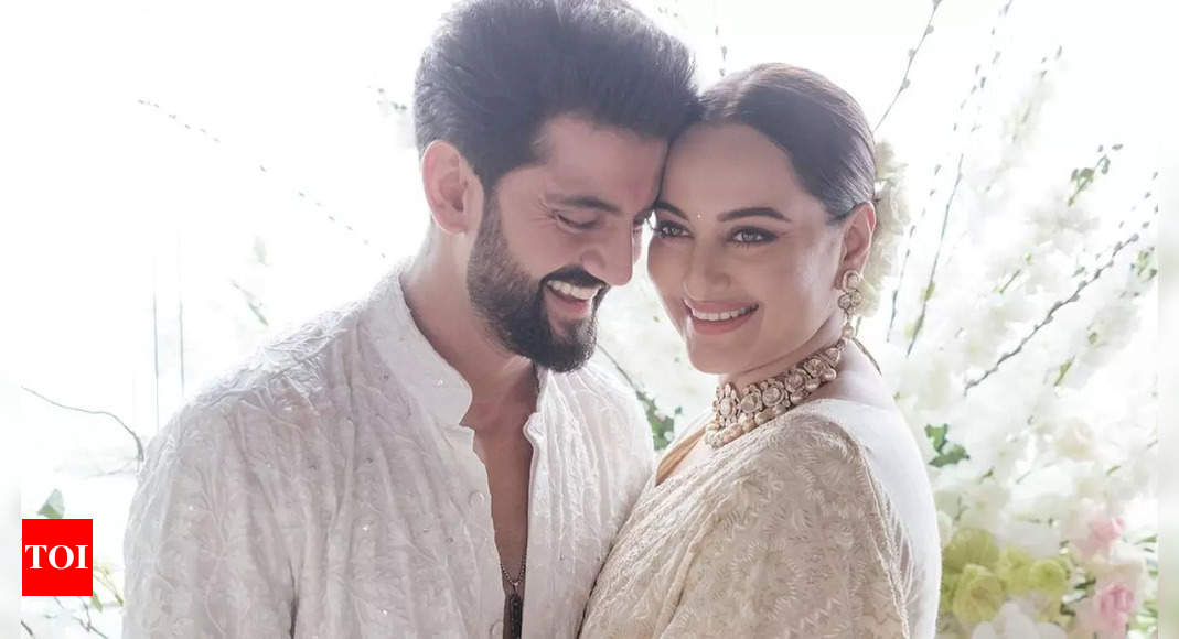 Sonakshi Sinha and Zaheer Iqbal get married: First glimpses