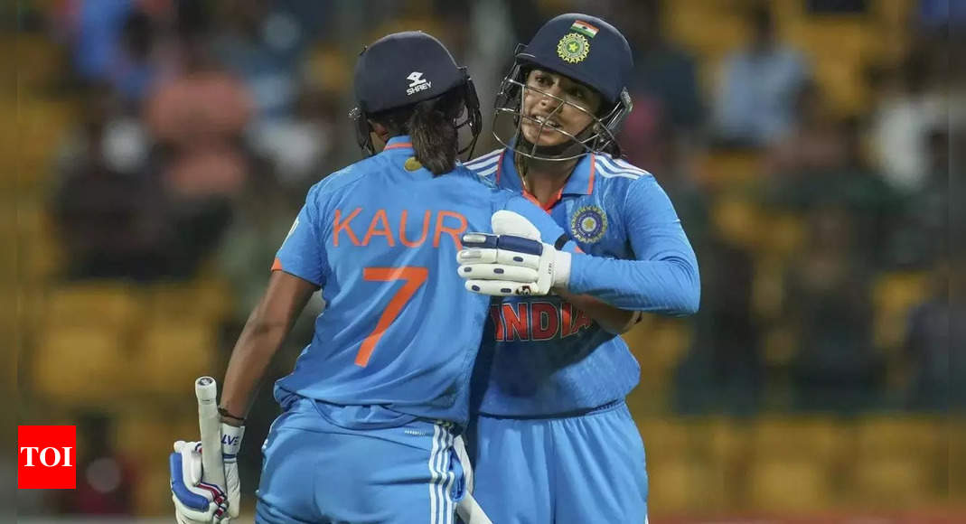 3rd ODI: Smriti Mandhana's 90 leads India to series sweep against South Africa | Cricket News – Times of India