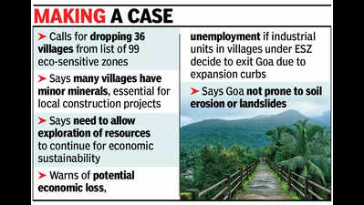 Can shift forests, not minerals, industries: Goa govt to Centre