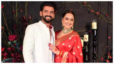 Sonakshi Sinha's red saree for the wedding reception costs Rs 79,800; deets inside