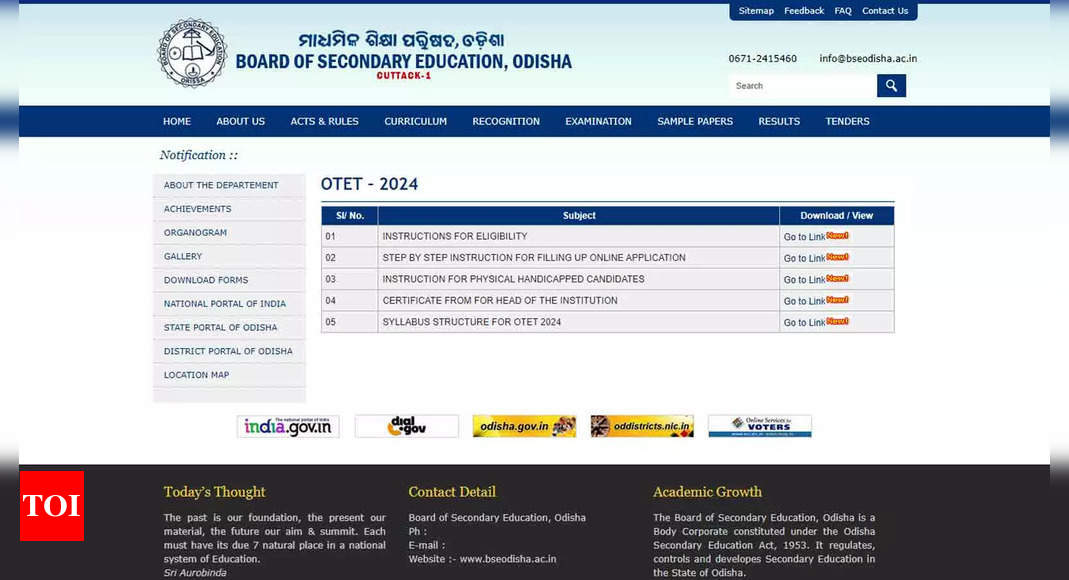 Odisha TET 2024 registration window open now, check direct link to apply