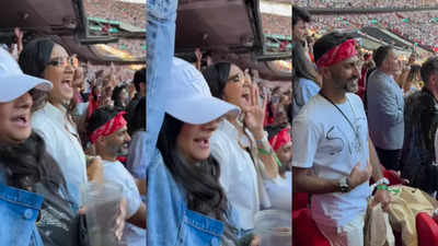 Sonam Kapoor and Rhea Kapoor scream their hearts out at Taylor Swift’s London concert; Anand Ahuja declares himself as a ‘Swiftie’